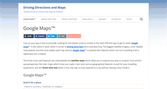 Desktop Screenshot of drivingdirectionsandmaps.com