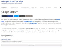 Tablet Screenshot of drivingdirectionsandmaps.com